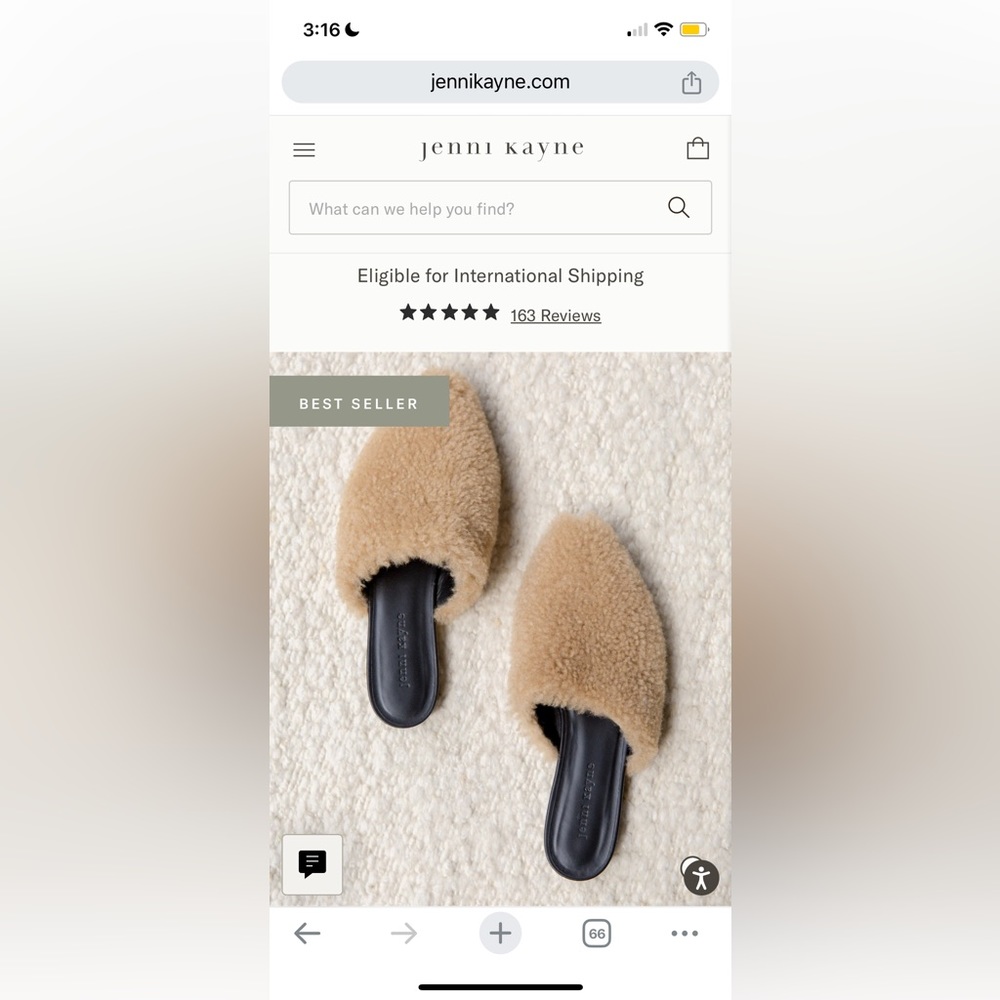 JENNI KAYNE shearling mules SEE SIZING NOTE :) - Picture 2 of 5